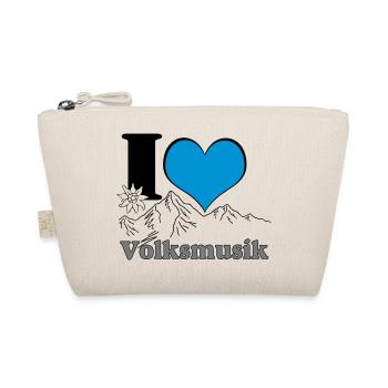 Volksmusik , Volksfest , Fun Shirt , Bayern (25) - Bio-Täschchen - Natur - Vorne
