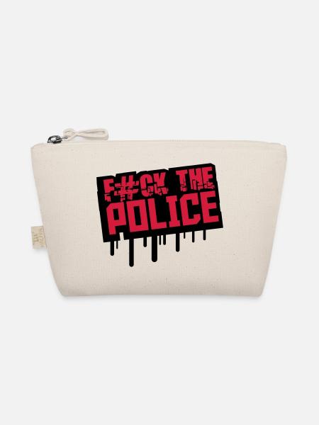 Fuck la Police Graffiti Stempel - Trousse biologique - nature - Devant