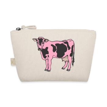 Vache vache laitière rose ferme - Trousse biologique - nature - Devant