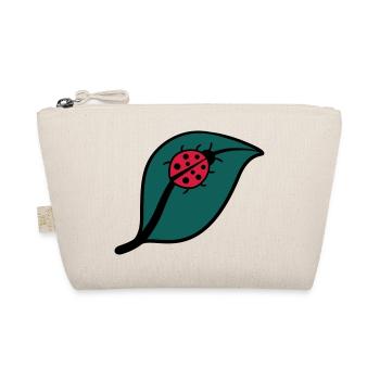 Petite coccinelle sur un dessin de la feuille - Trousse biologique - nature - Devant