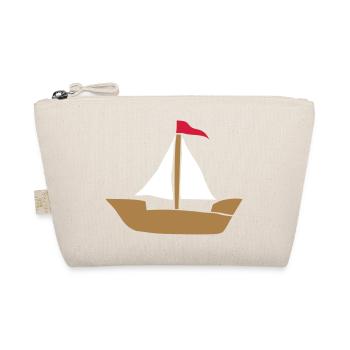 Schiff, Segelschiff, Sailing Ship, Ship - Bio-Täschchen - Natur - Vorne