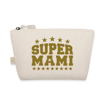 Super Mami (Schriftzug) - Bio-Täschchen - Natur - Vorne