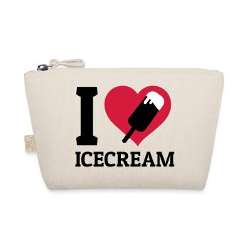 I love Icecream - Bio-Täschchen - Natur - Vorne