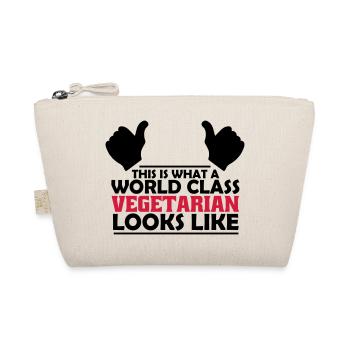 world class vegetarian - Organic Pouch - nature - Front