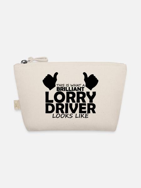 brilliant lorry driver - Organic Pouch - nature - Front