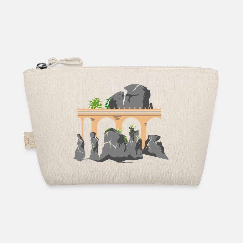 bastei saxony switzerland mountains gift idea Organic Pouch