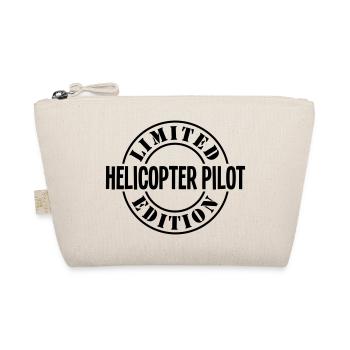 helicopter pilot limited edition stamp c - Organic Pouch - nature - Front