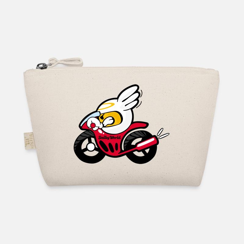 Smiley Motorcycle Bio-Täschchen