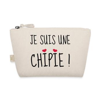 Je suis une chipie ! Naissance - Bébé - Fille - Trousse biologique - nature - Devant