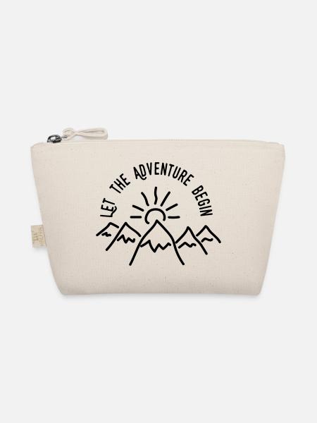 AD Let the Adventure Begin - Bio-Täschchen - Natur - Vorne