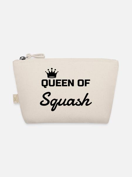 Squash Sport Game Match Champion Victory - Bio-Täschchen - Natur - Vorne