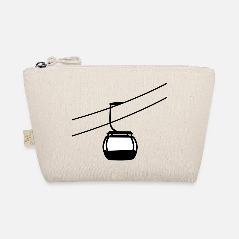 eine einzelne gondelbahn seilbahn gondel winter ur Bio-Täschchen