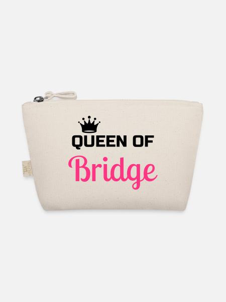 Bridge Card game Kartenspiel Jeu de cartes - Organic Pouch - nature - Front