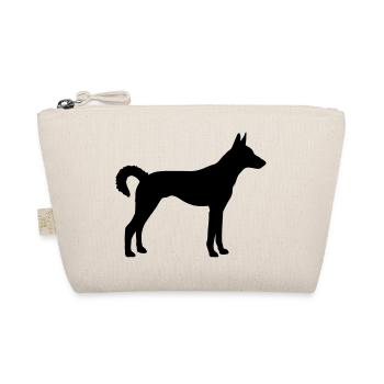 kritikos lagonikos silhouette dog - Bio-Täschchen - Natur - Vorne
