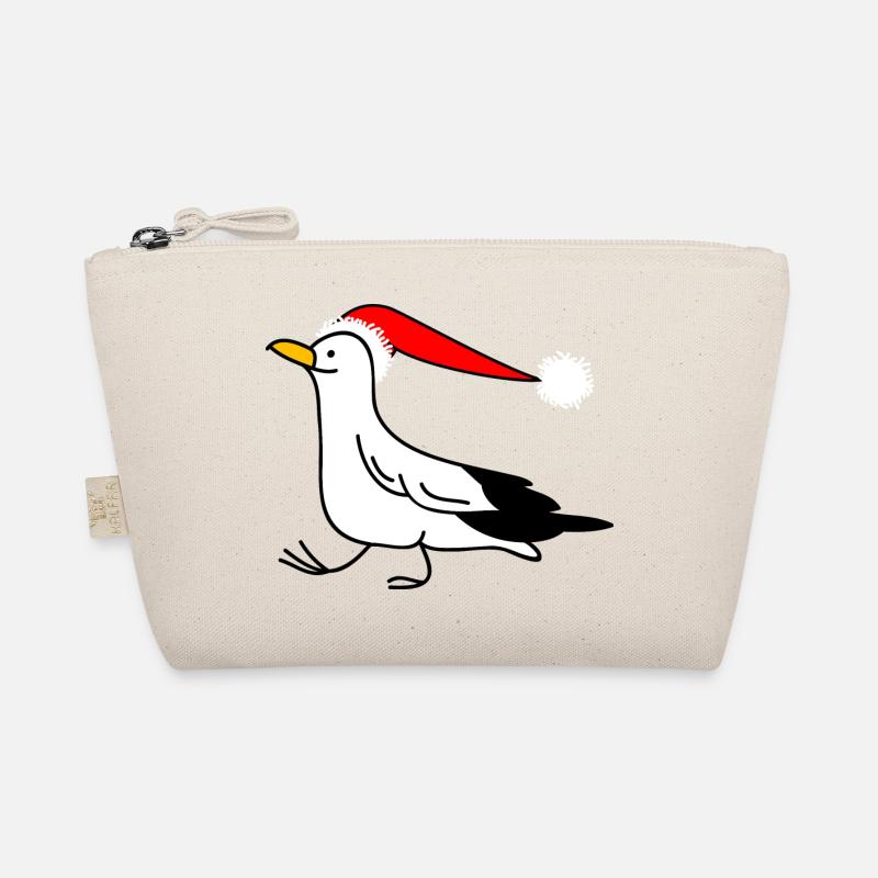 Christmas seagull Organic Pouch