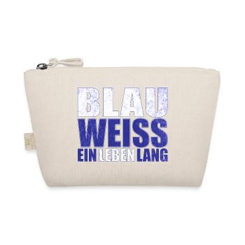 Blau Weiss ein Leben Lang - Bio-Täschchen - Natur - Vorne
