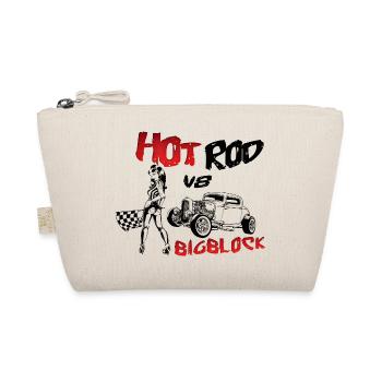 Hot Rod V8 Big Block - Bio-Täschchen - Natur - Vorne