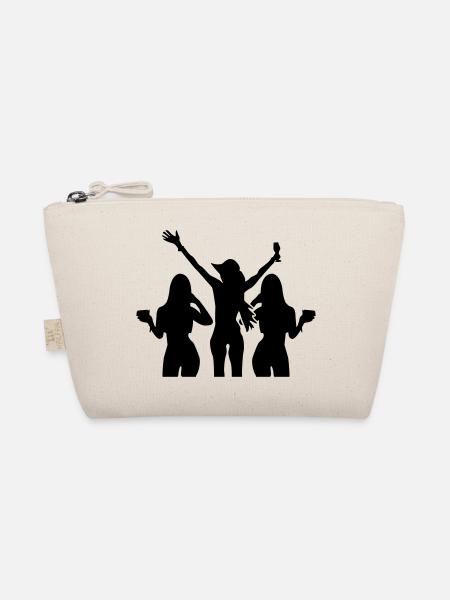 girls party - Bio-Täschchen - Natur - Vorne