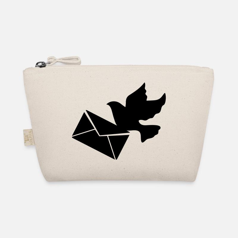 Carrier pigeon with a letter Organic Pouch