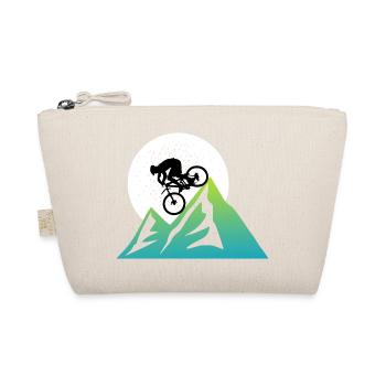 Mountain bike biker MTB - Organic Pouch - nature - Front