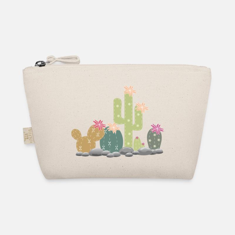 Jardin de rocaille de cactus avec différents cactus Trousse biologique