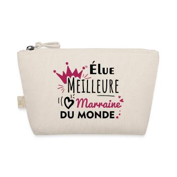 meilleure marraine du monde,cadeau marraine - Trousse biologique - nature - Devant