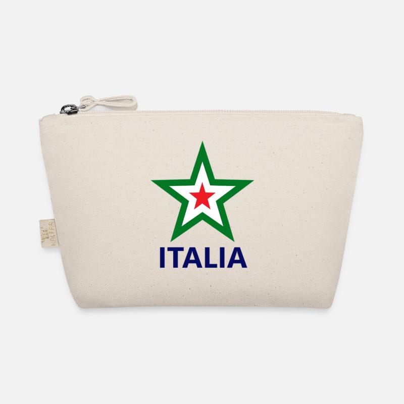 Drapeau italien avec motif étoile Trousse biologique