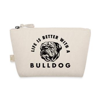 Bulldog - Bio-Täschchen - Natur - Vorne