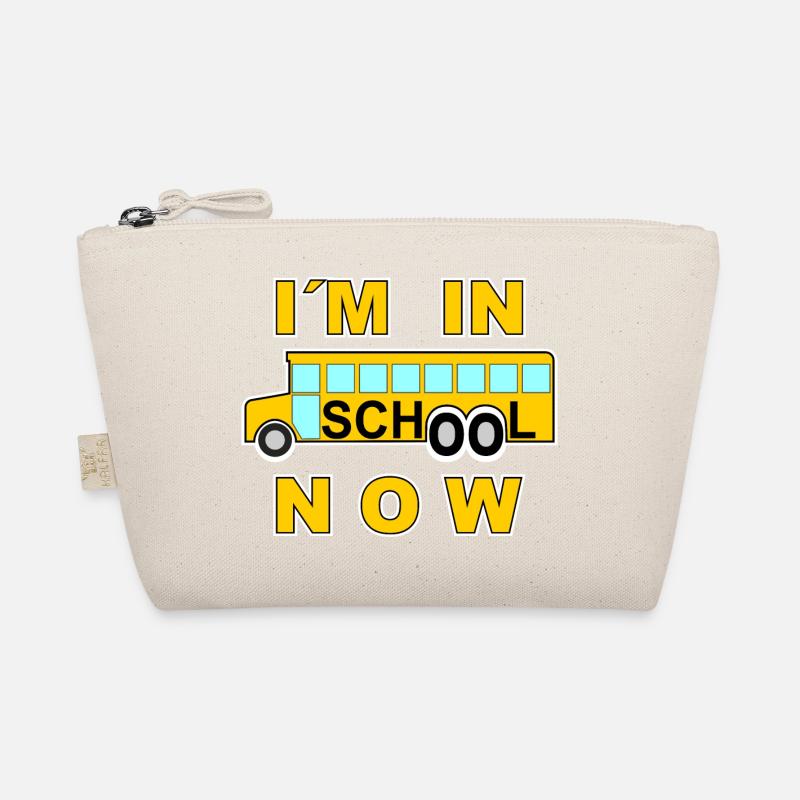 Schule i m in school now - Bio-Täschchen - Natur