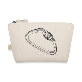 karabiner - Bio-Täschchen - Natur - Vorne