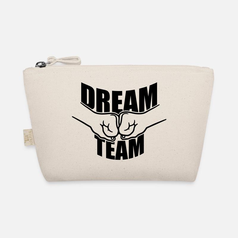 Faustschlag Dream Team - Bio-Täschchen - Natur