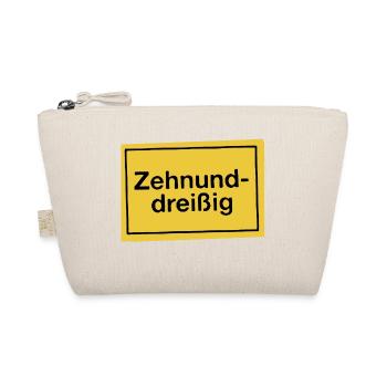 40. Geburtstag - Bio-Täschchen - Natur - Vorne