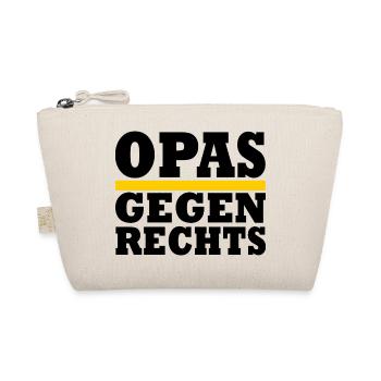 Opas gegen rechts - Bio-Täschchen - Natur - Vorne