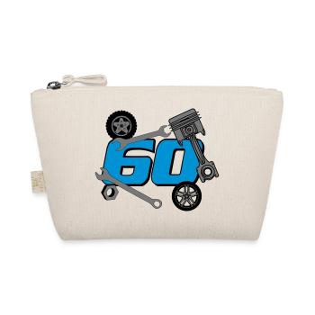60th birthday, screwdriver ./+ - Organic Pouch - nature - Front