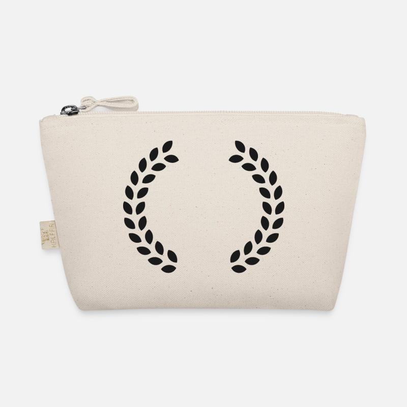 Krans Krone Schwarz self-design Organic Pouch