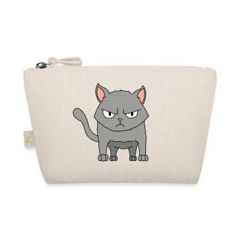 Cat angry - Organic Pouch - nature - Front