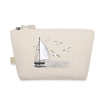 Segelschiff, Möwen - Bio-Täschchen - Natur - Vorne