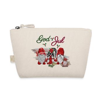 God jul Merry Christmas Xmas Design - Organic Pouch - nature - Front