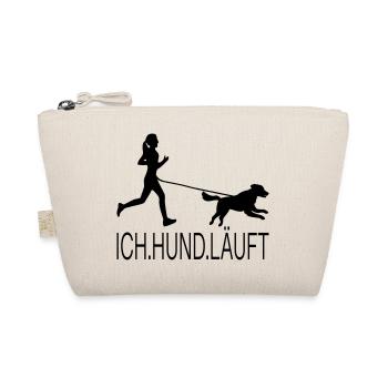 Canicross Hovawart Joggen Hund Hundespruch Sport - Bio-Täschchen - Natur - Vorne