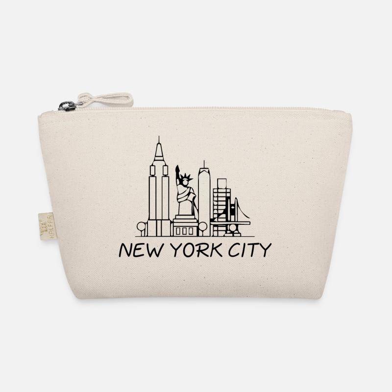 New York - Bio-Täschchen - Natur