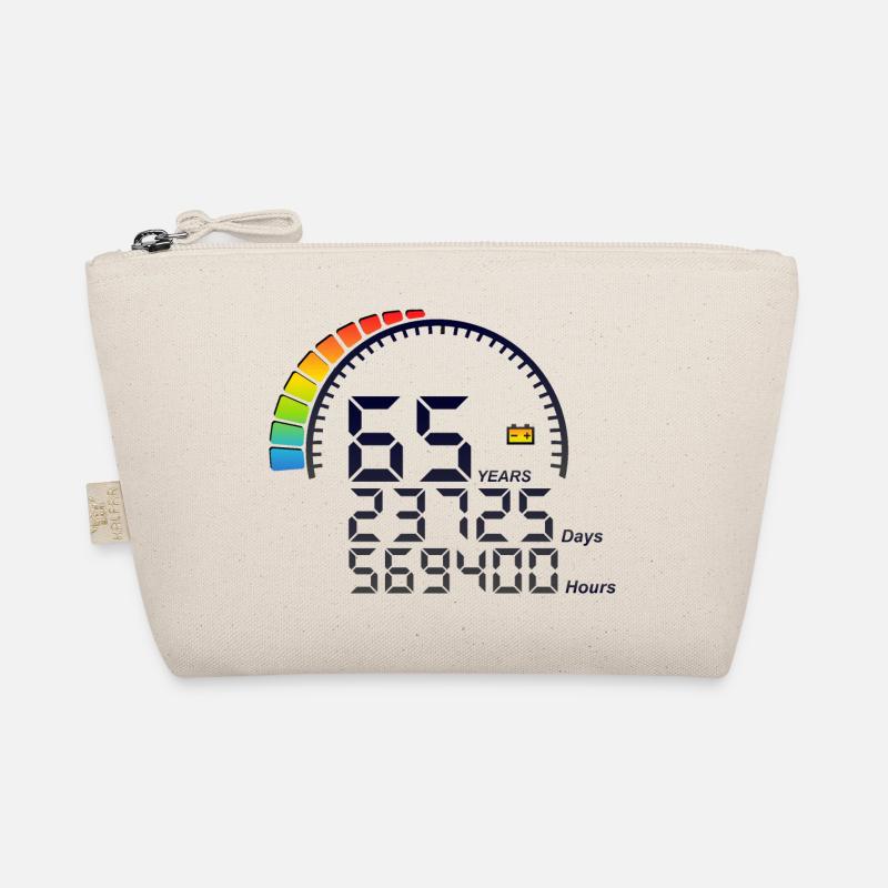 65 years years counter anniversary days speed Organic Pouch