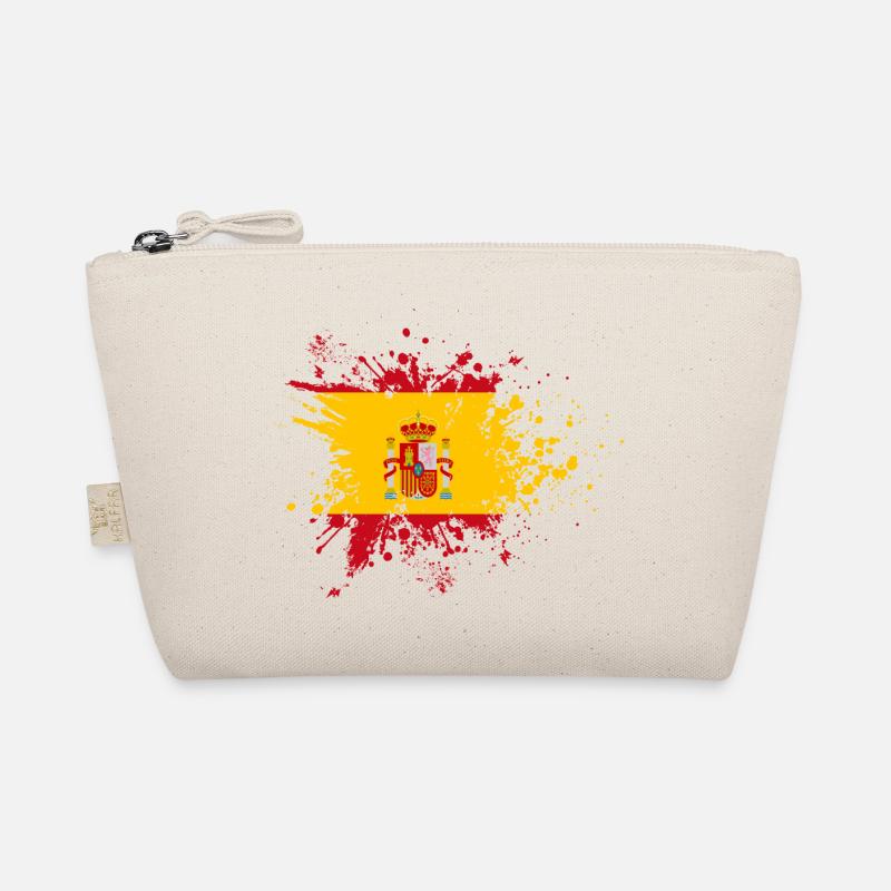 Espagne drapeau éclaboussures de peinture malle blob d'espagnol - Trousse biologique - nature