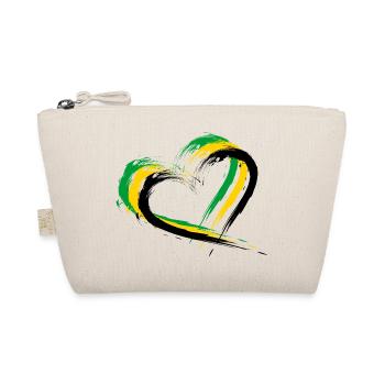 Drapeau de brosse de coeur de la Jamaïque - Trousse biologique - nature - Devant