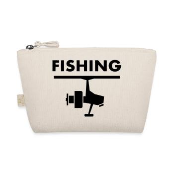 Fishing Fisherman fishing - Organic Pouch - nature - Front