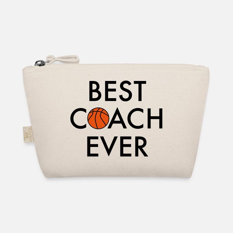 Best Basketball Coach - Bio-Täschchen - Natur