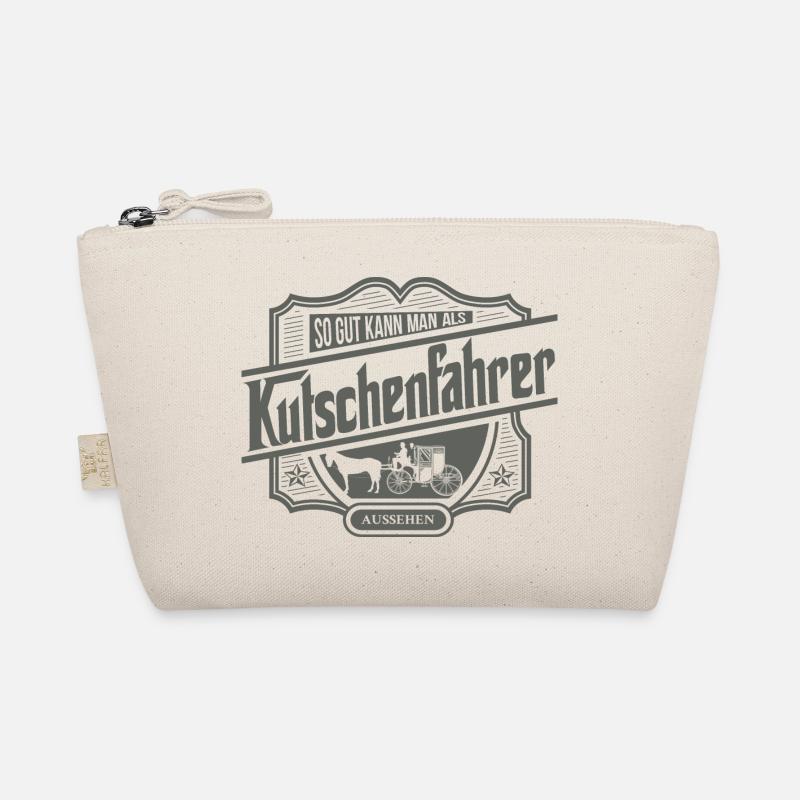 Kutschenfahrer Kutsche Pferde Pferdekutsche - Bio-Täschchen - Natur
