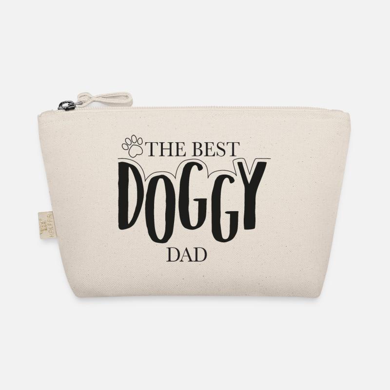 Bester Hunde Papa - Bio-Täschchen - Natur