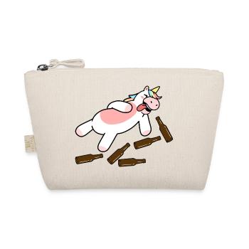 Drunk unicorn - Organic Pouch - nature - Front