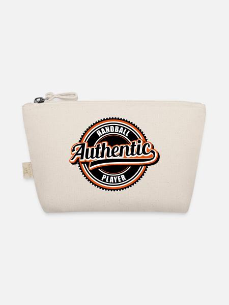 Authentic handball player - Organic Pouch - nature - Front