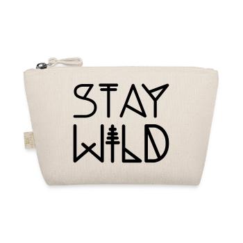 Stay Wild - Organic Pouch - nature - Front